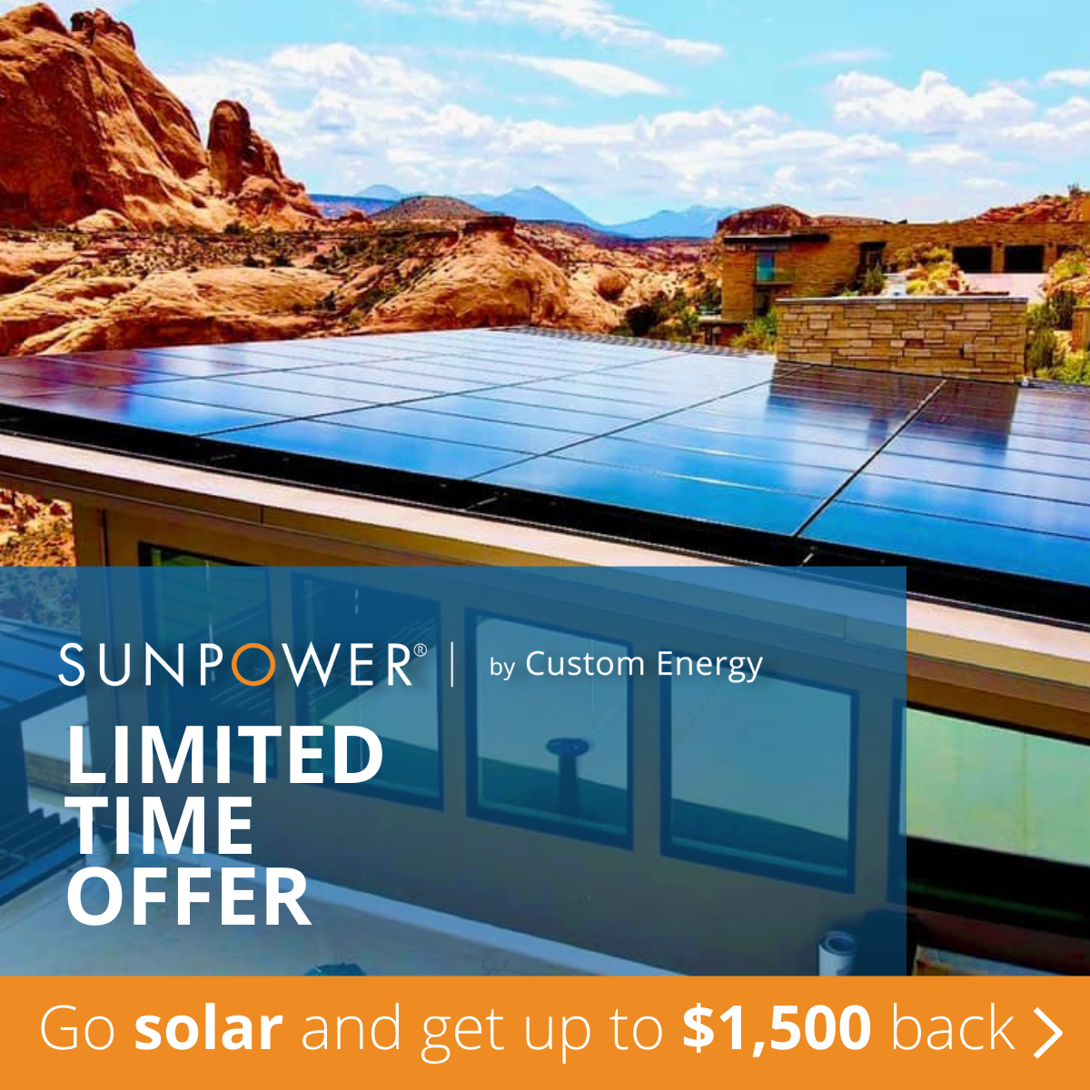 SunPower by Custom Energy is the best solar panel installers near you in Ephraim.