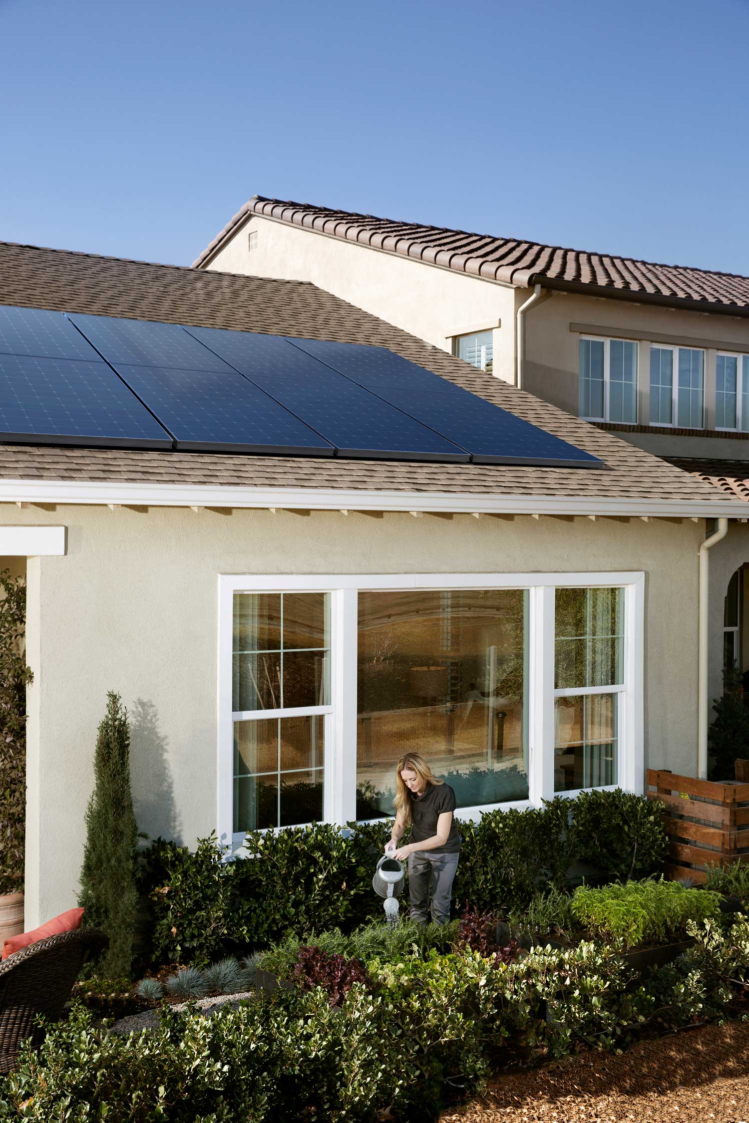 How can solar energy be used in a beautiful home like this? SunPower by Custom Energy shares ideas.